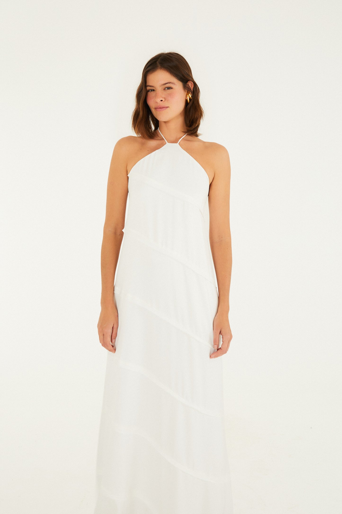 Vestido Halten Satinado