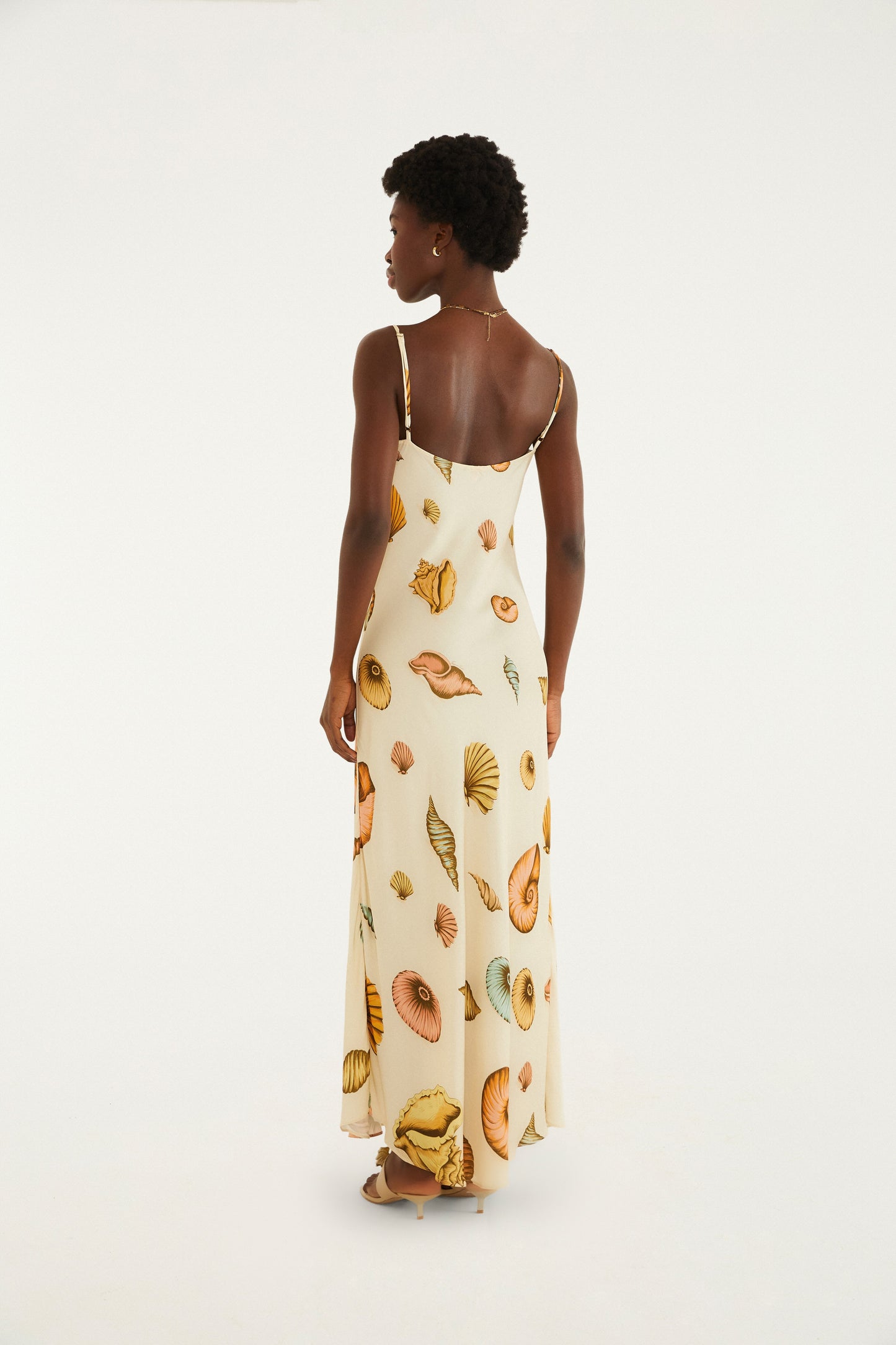 Vestido Maxi Estampado Souvenir Mar
