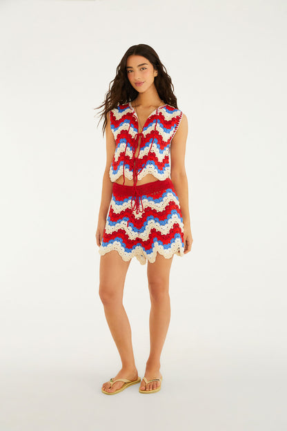 Bermudas Crochet Sun Tide