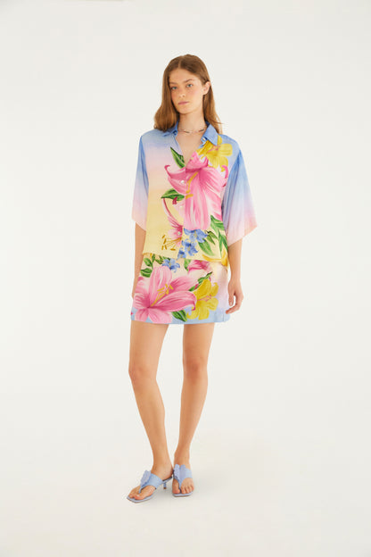 Camisa Estampada Floral Lena