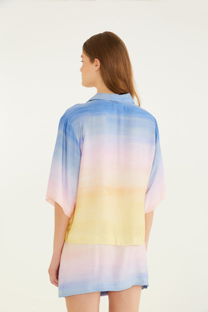 Camisa Estampada Floral Lena