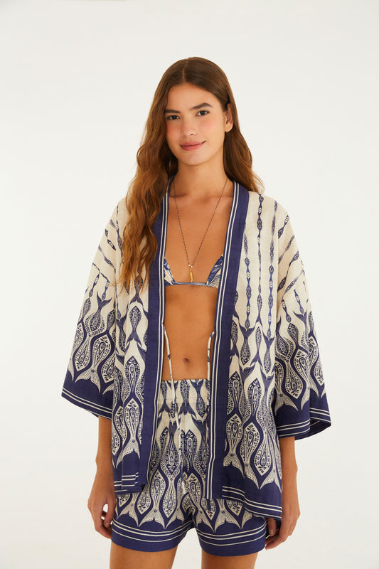 Kimono Corriente de Peces