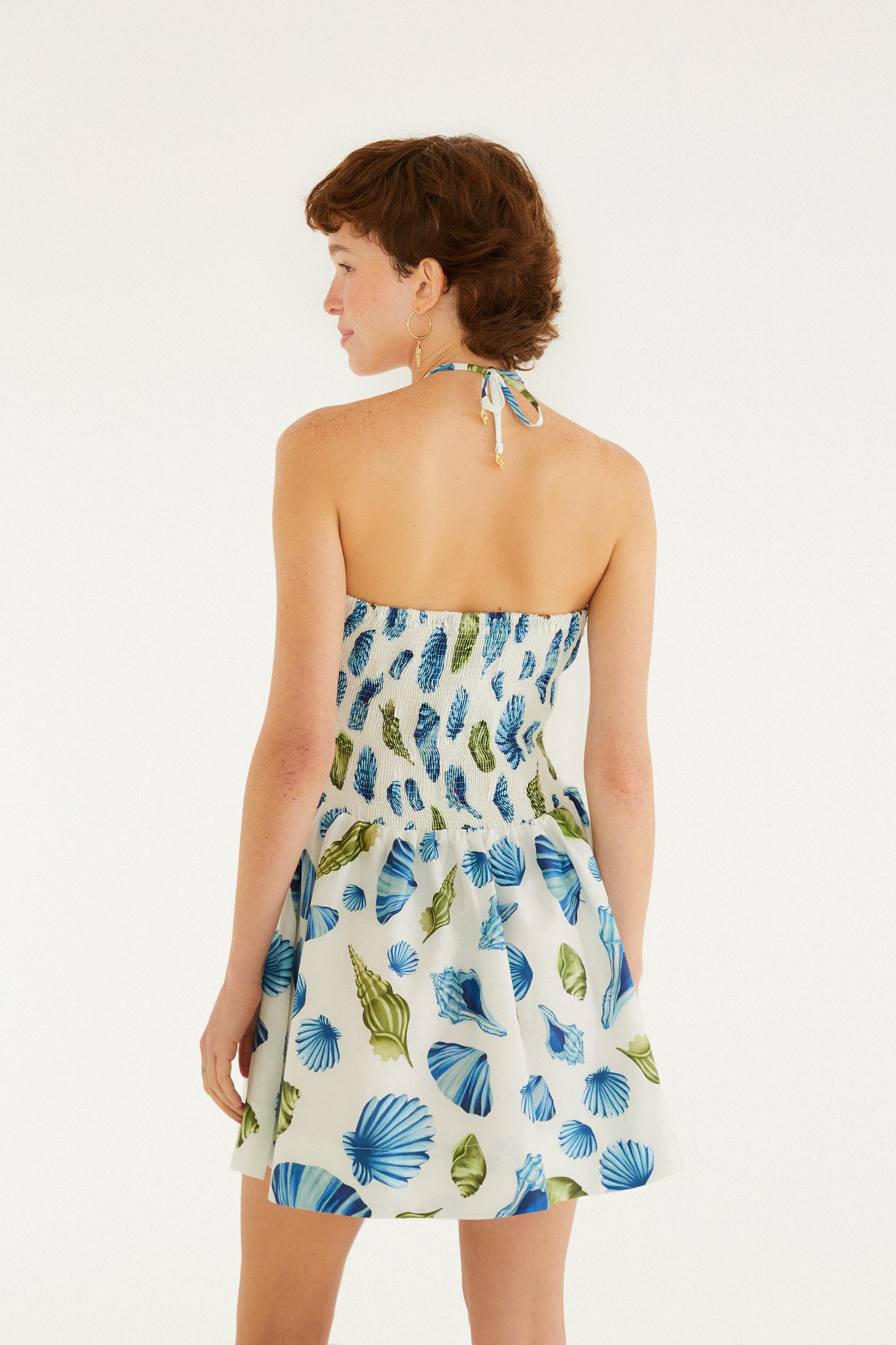 Vestido Corto Concha Litoral