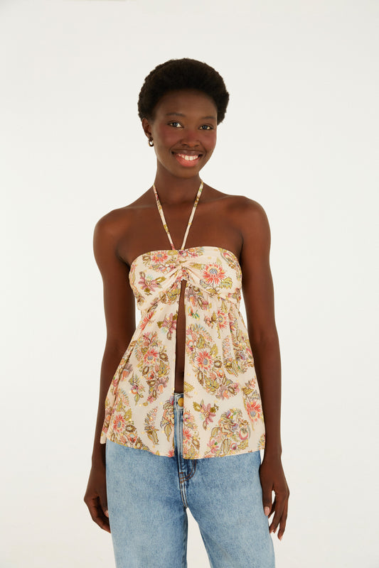Blusa Estampado Floral Raiana