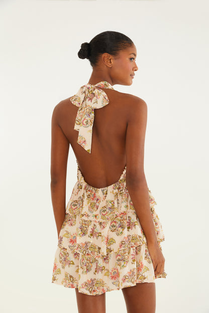 Vestido corto  Estampado floral Raiana