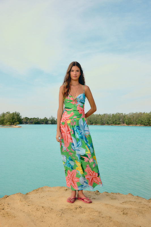 Vestido Tiras Amor de Flor