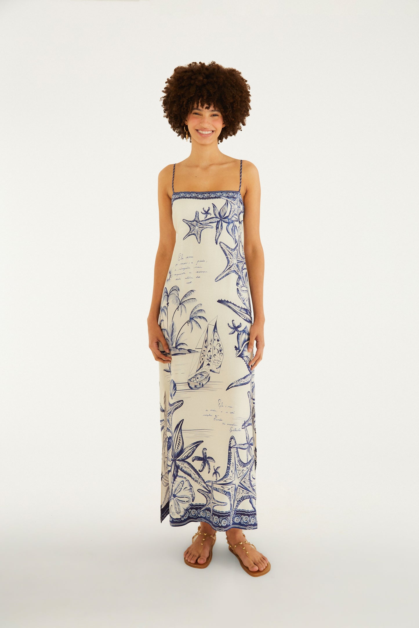 Vestido Maxi Estampado Aventureiro