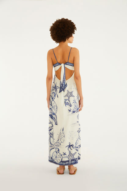 Vestido Maxi Estampado Aventureiro