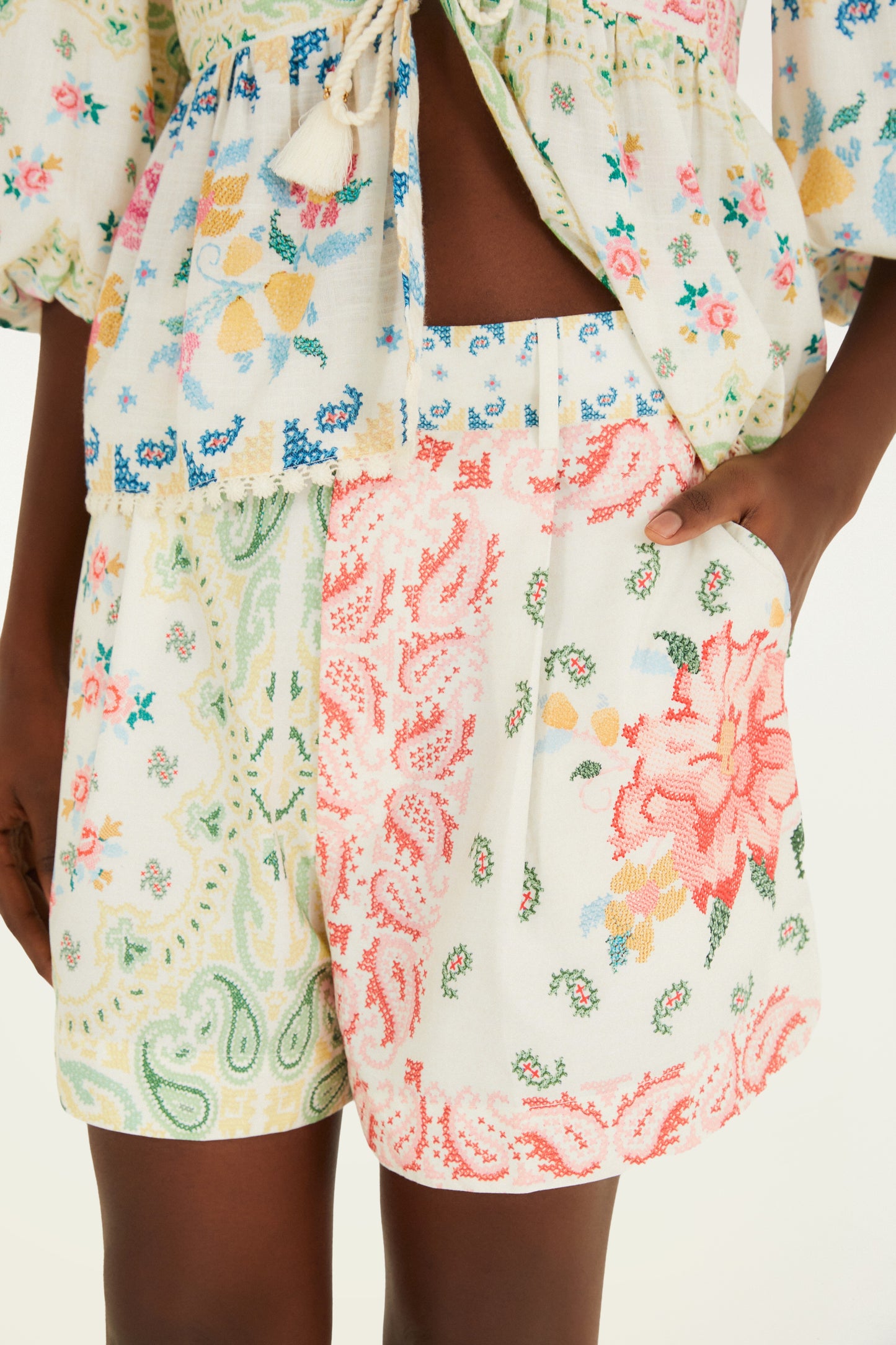 Shorts Estampados  borde de bandana