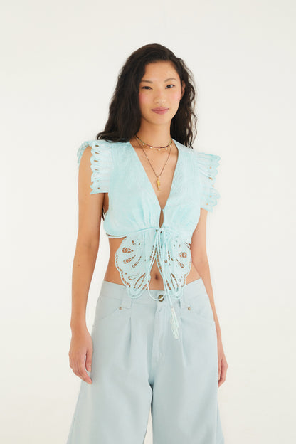 Blusa de Mariposa Richelieu