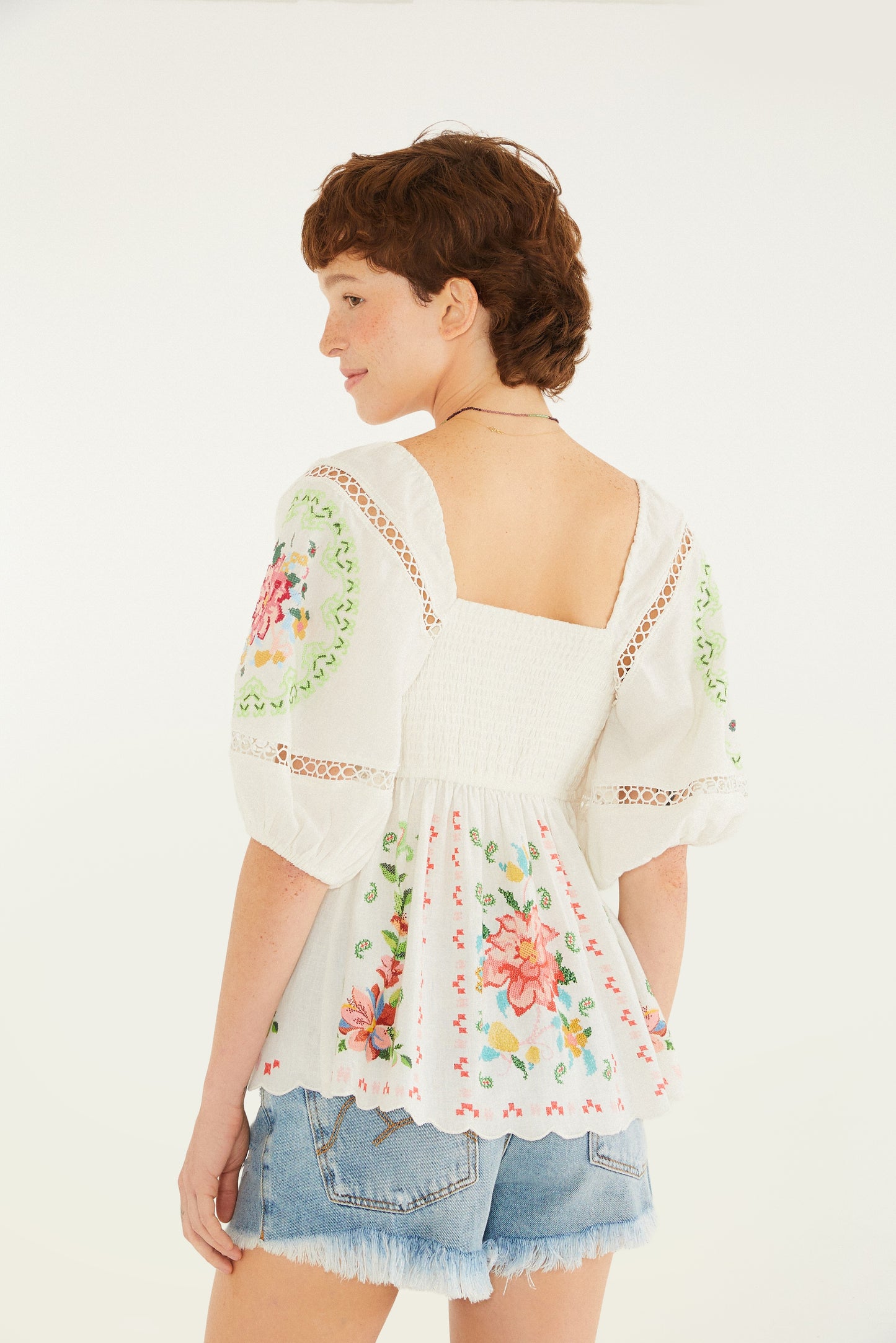 Blusa Bordada Brisa Serena