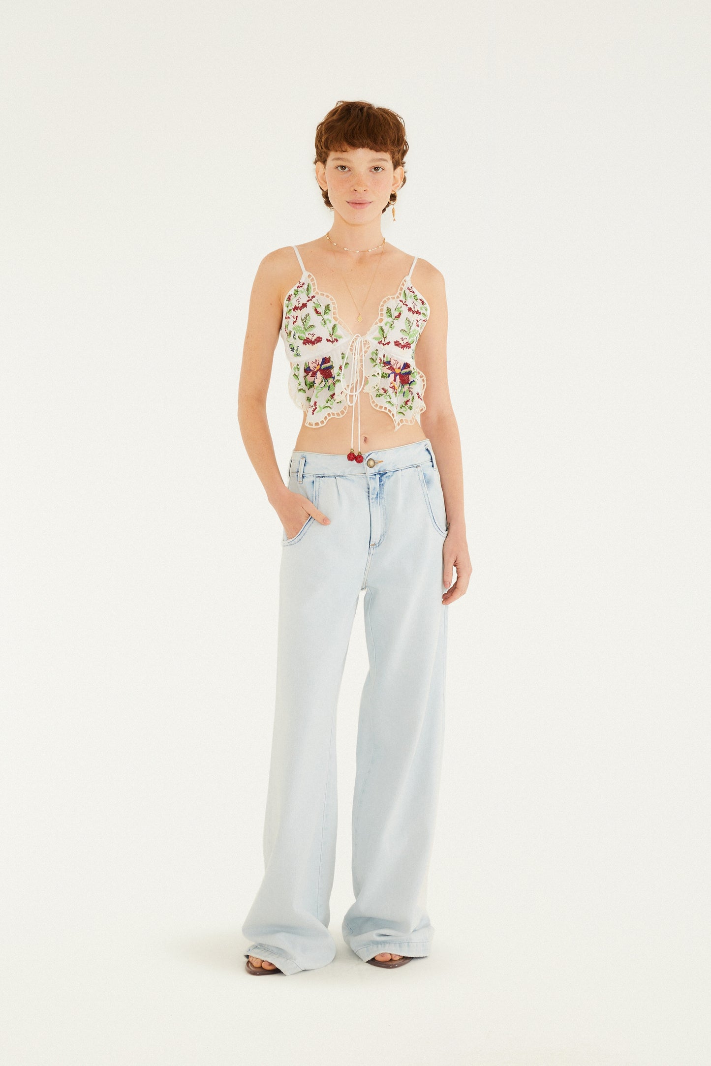 Blusa Bordada Amor de Fruta