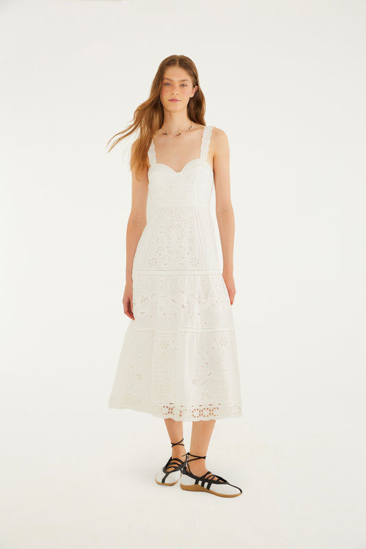 Vestido Richelieu  Estampado floral de Mariana