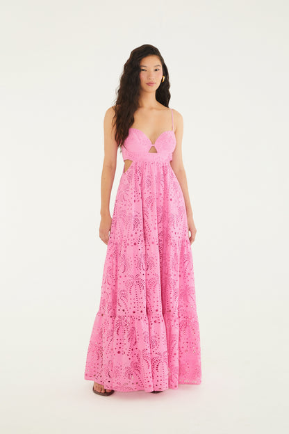 Vestido Midi Tropical Laise