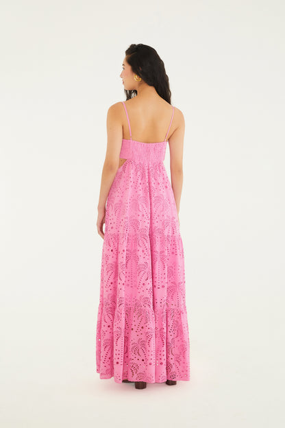 Vestido Midi Tropical Laise