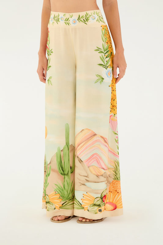 Pantalón Estampado Mapa América Latina