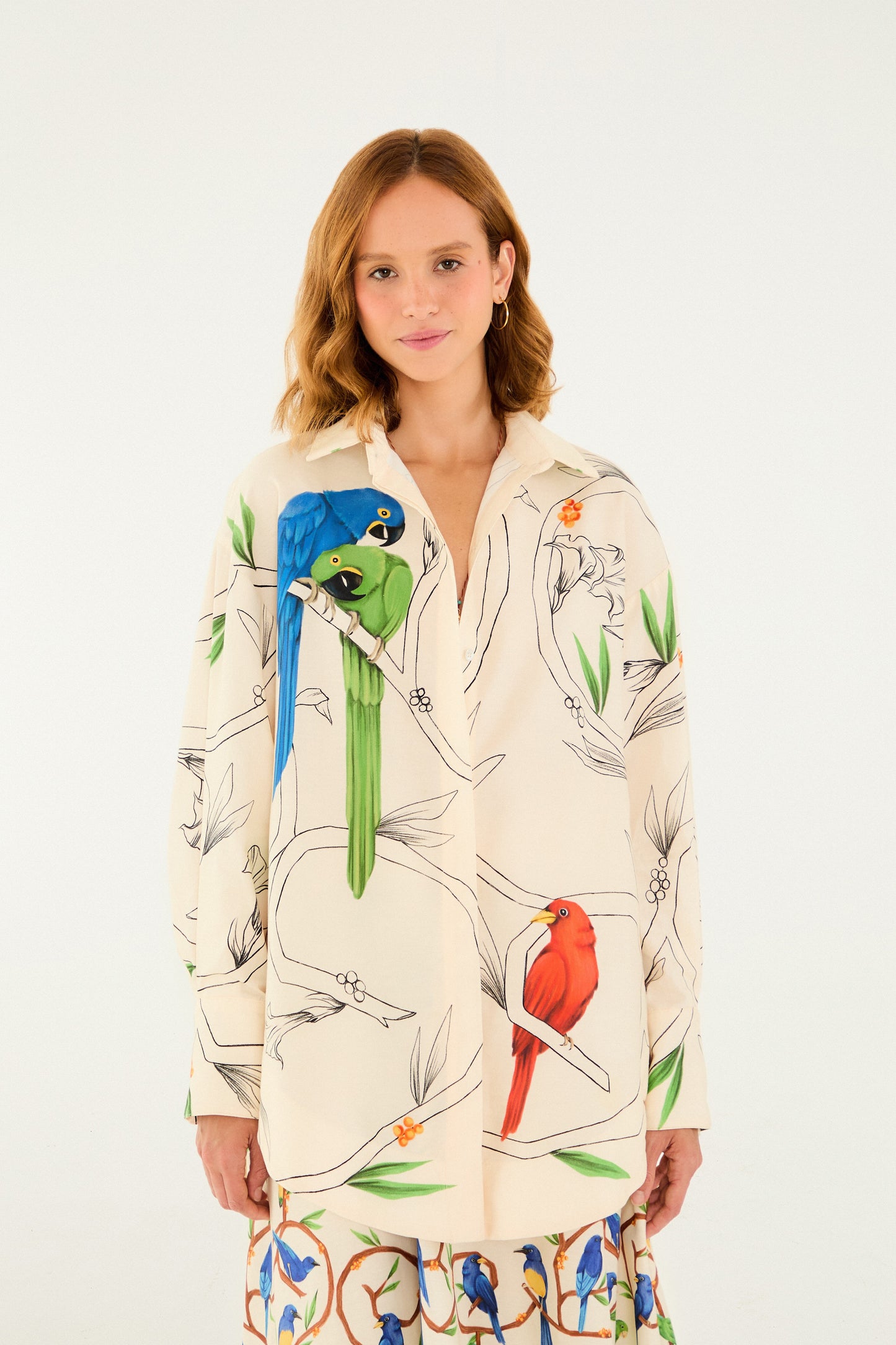 Camisa Manga Larga Flor de Aire