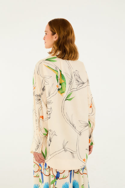Camisa Manga Larga Flor de Aire