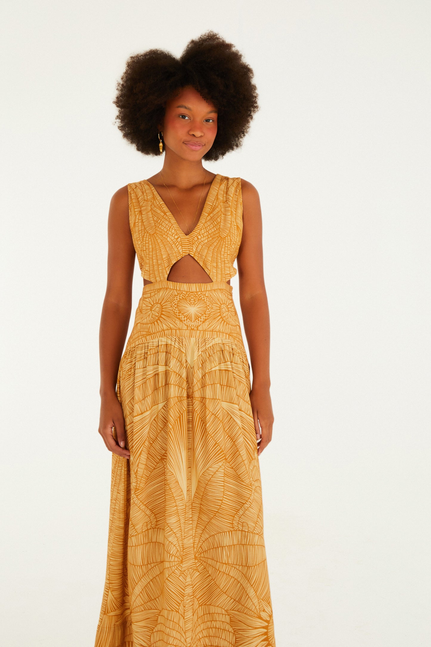 Vestido Midi Cobogó Paja