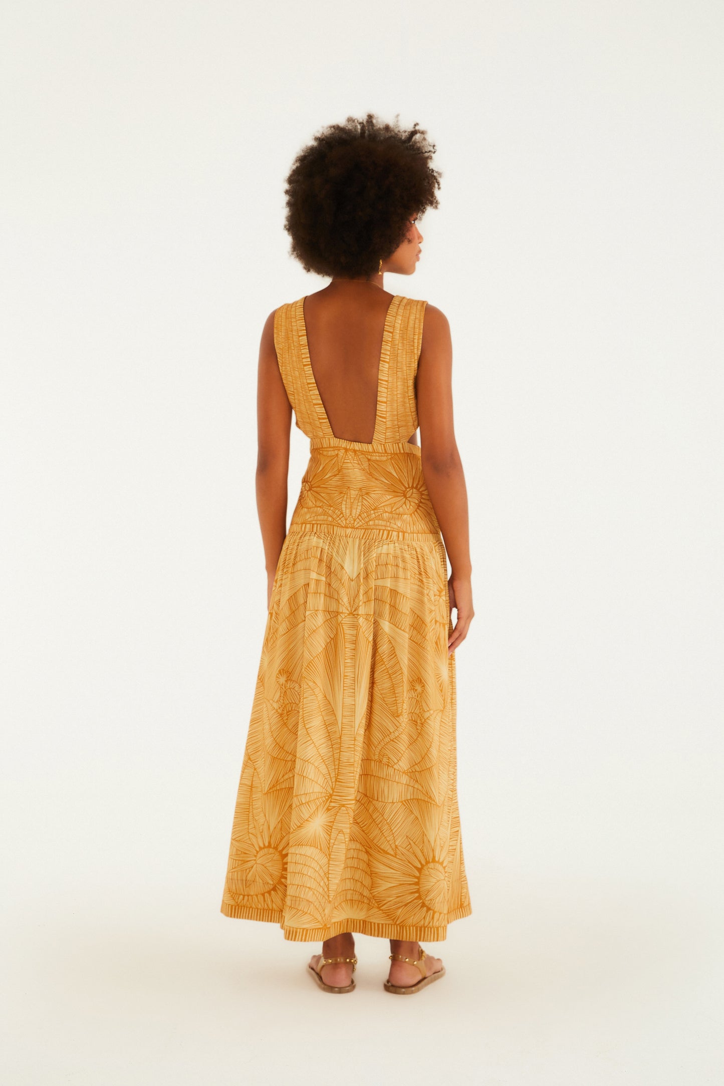 Vestido Midi Cobogó Paja