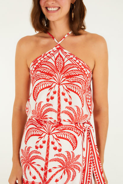 Vestido Corto Flores de Coco