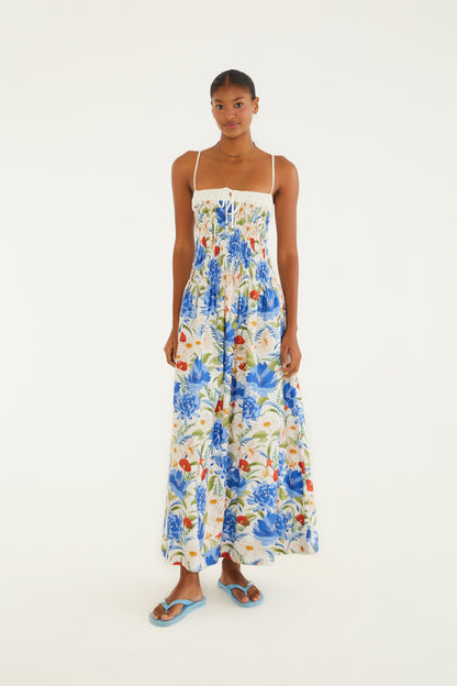 Vestido de látex  Estampado flores de hongo