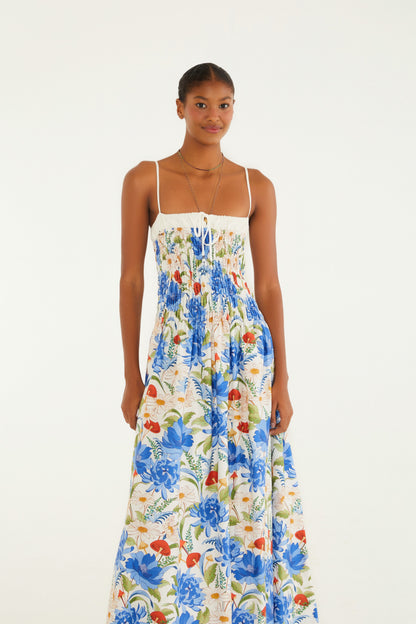 Vestido de látex  Estampado flores de hongo
