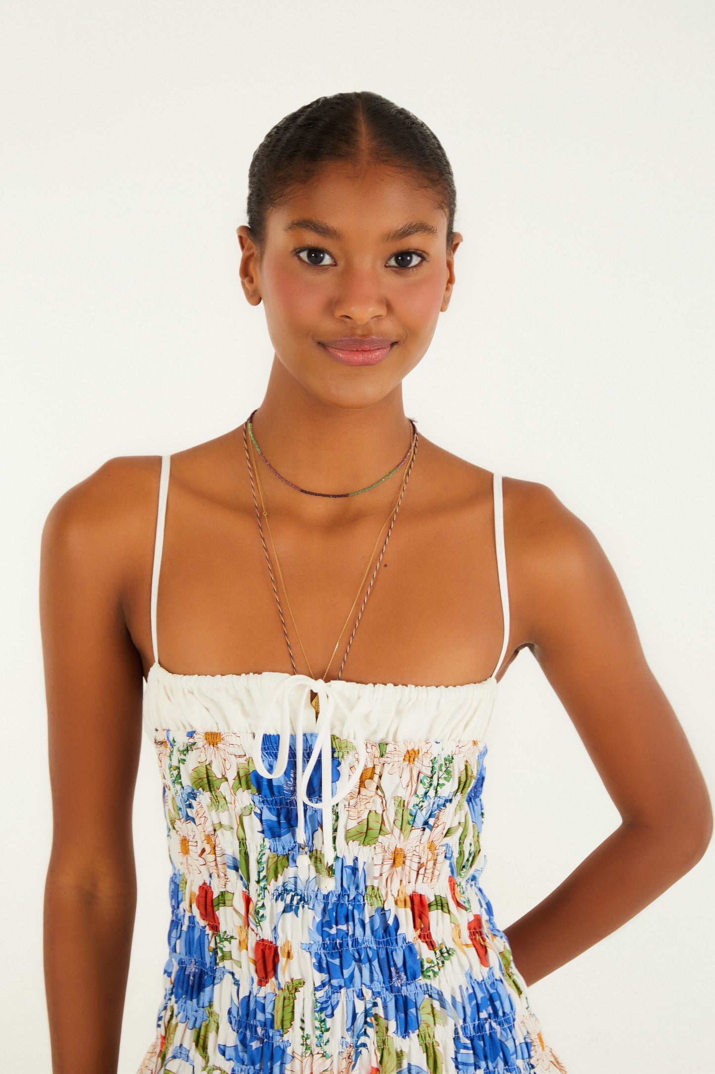 Vestido de látex  Estampado flores de hongo