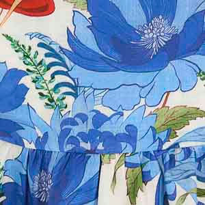 Blusa  Estampado Flor de Cogumelo
