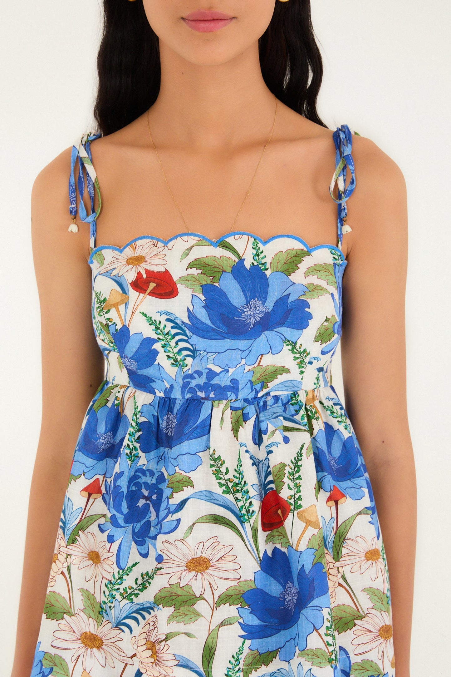 Blusa  Estampado Flor de Cogumelo