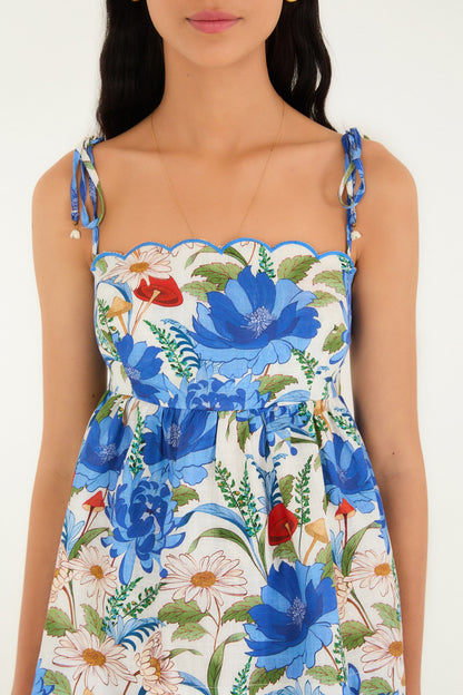 Blusa  Estampado Flor de Cogumelo