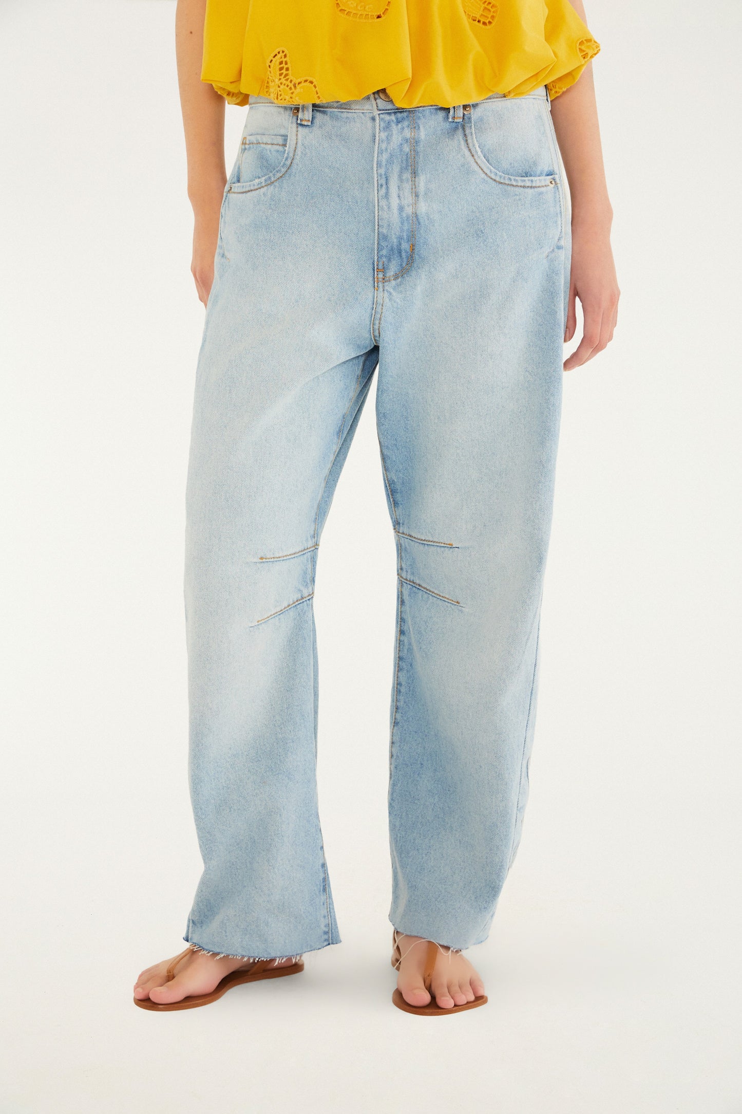 Pantalón de Jeans de barril Tide of the Sun