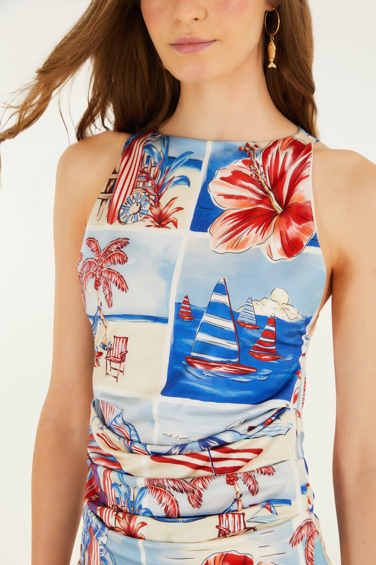 Vestido Corto Diario de Verano