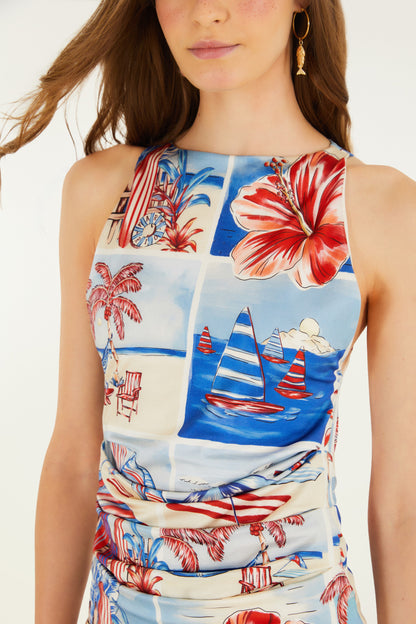 Vestido Corto Diario de Verano