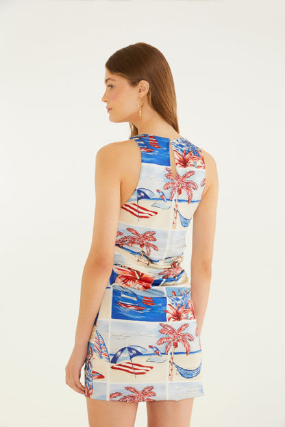 Vestido Corto Diario de Verano