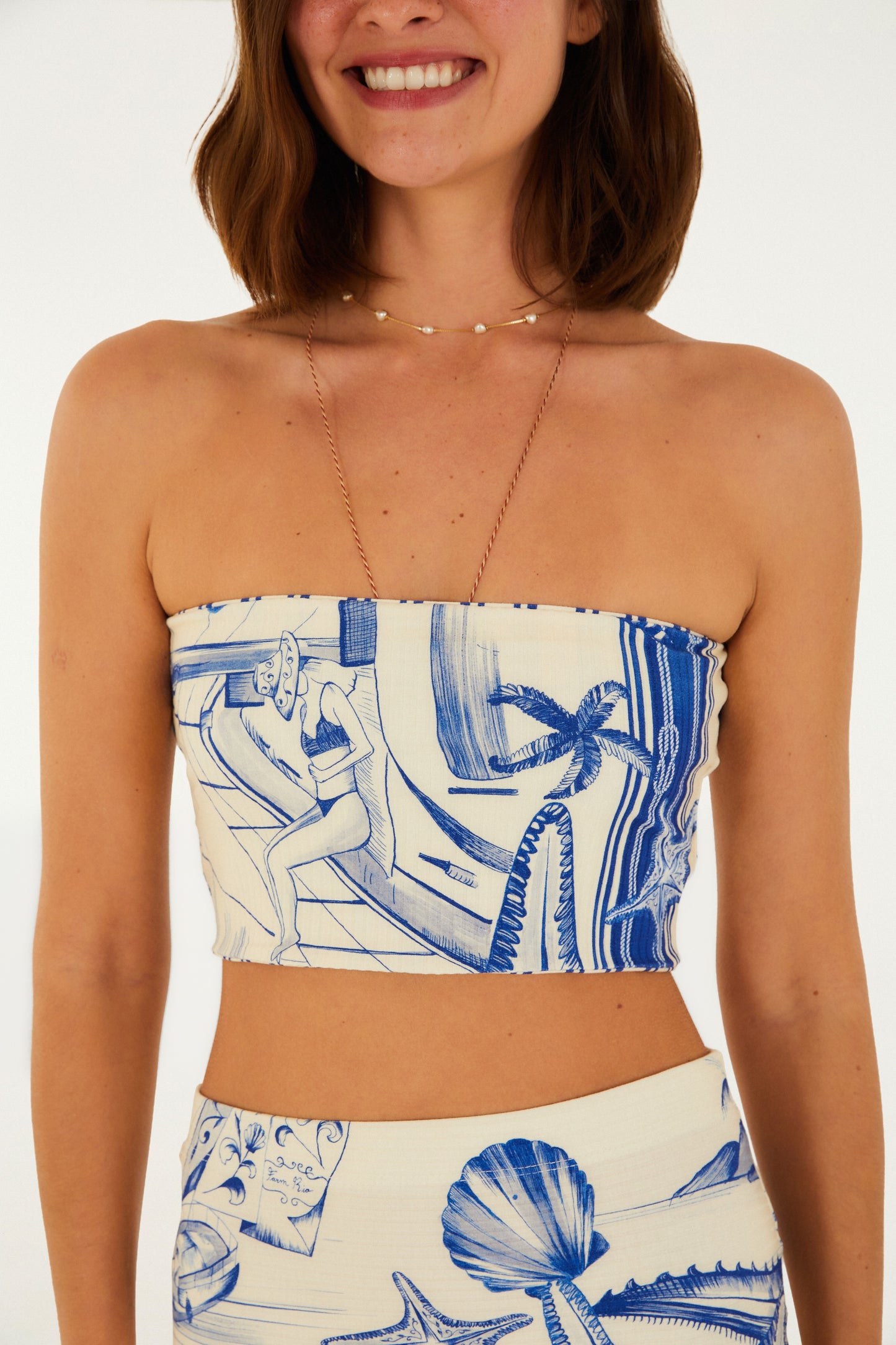 Top Recto aventurero  doble Estampado
