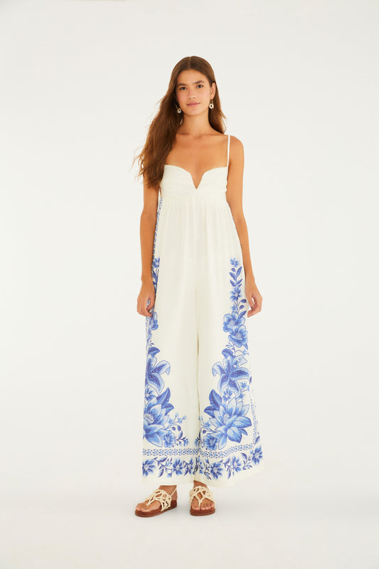 Jumpsuit Estampado Fruta De Verão