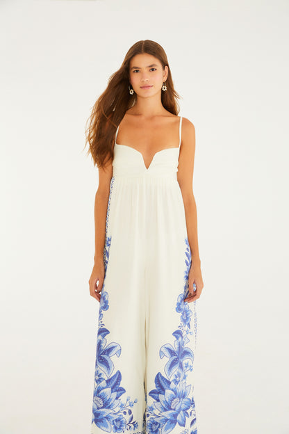 Jumpsuit Estampado Fruta De Verão