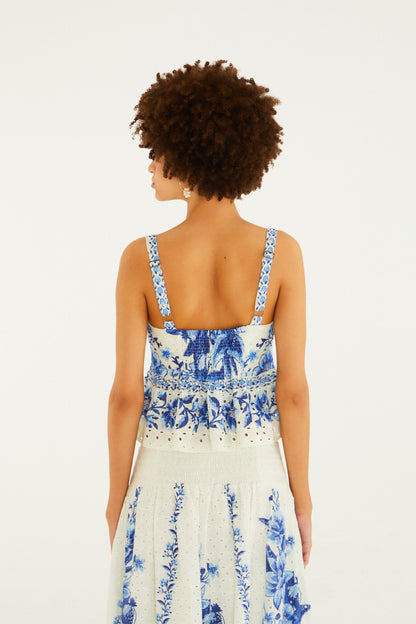 Blusa Laise Estampada Fruta De Verão