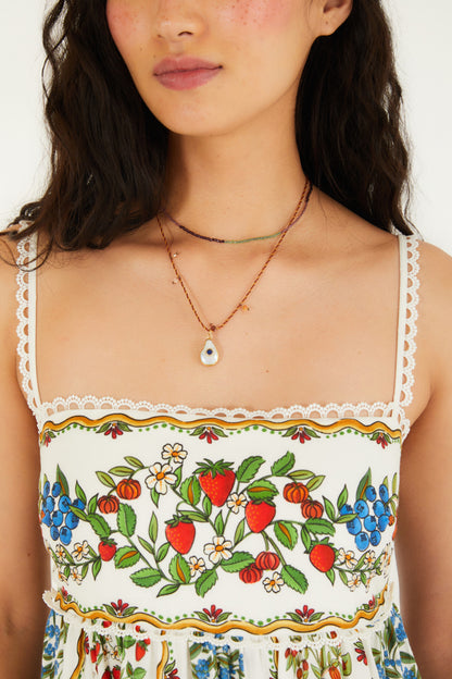Vestido Cropped Estampado Amor De Fruta