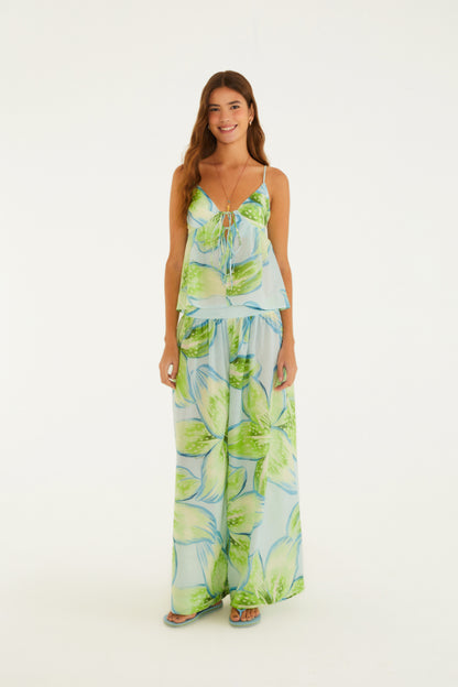Pantalones Lirios Tropicales
