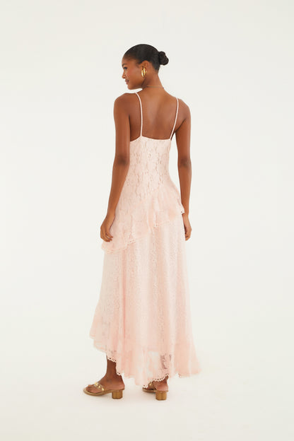 Vestido Parche de Encaje