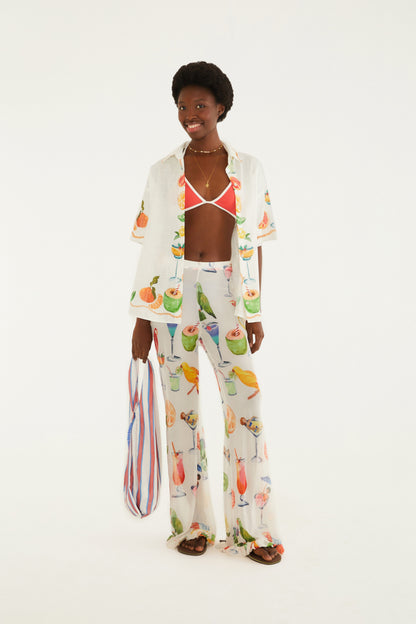 Pantalones de Tul Coquetel