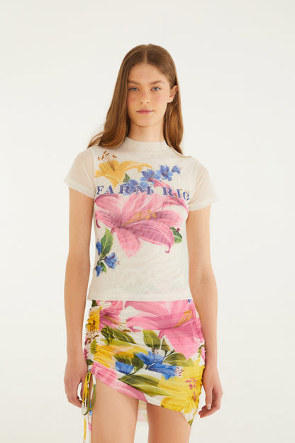 Blusa de tul  Estampado Malu