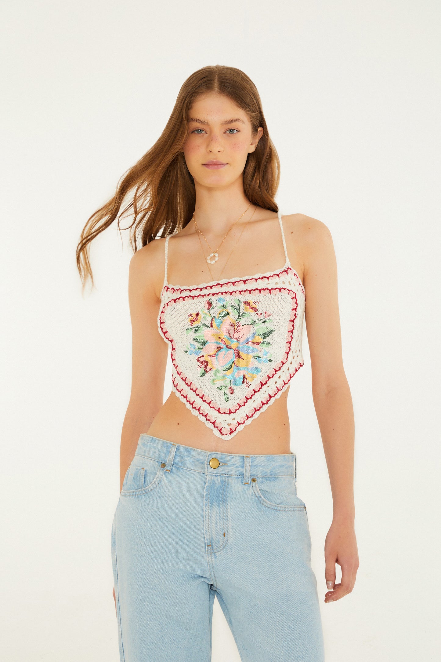 Blusa Pañuelo de Punto