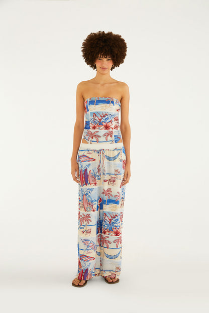 Pantalones Estampados Diario de Verano