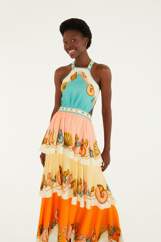 Vestido Halter Souvenir