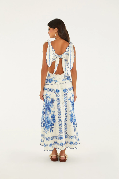 Vestido Bordado Fruta De Verão