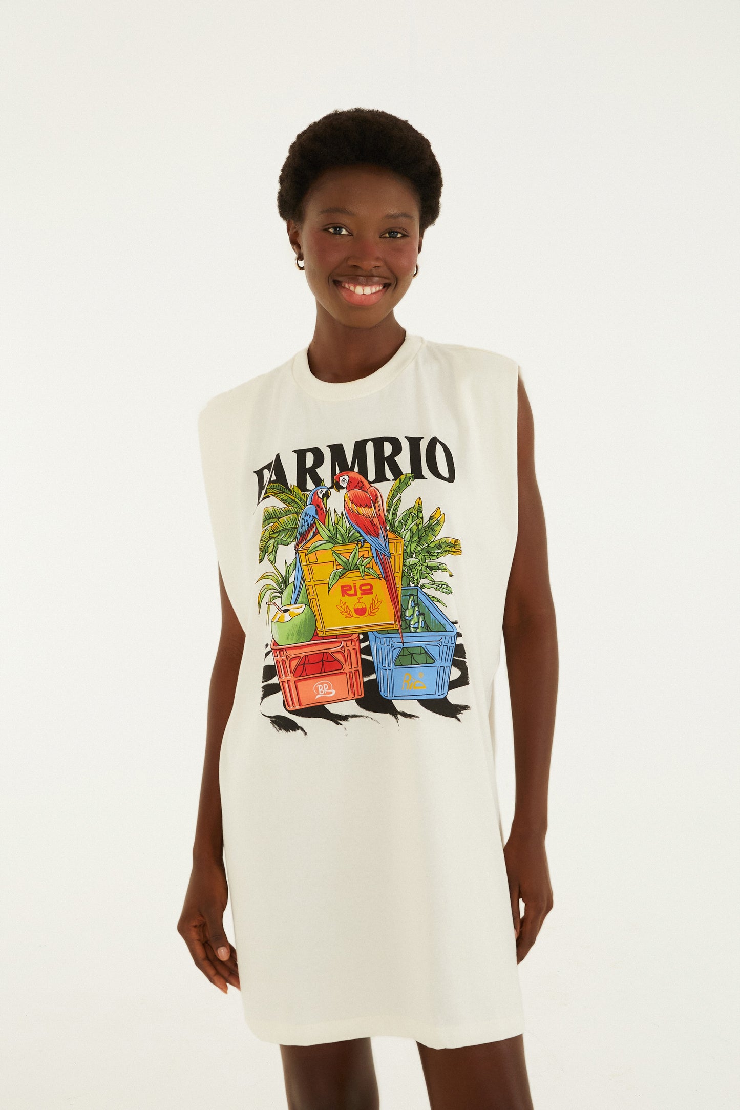 Vestido corto Farm Rio Crates