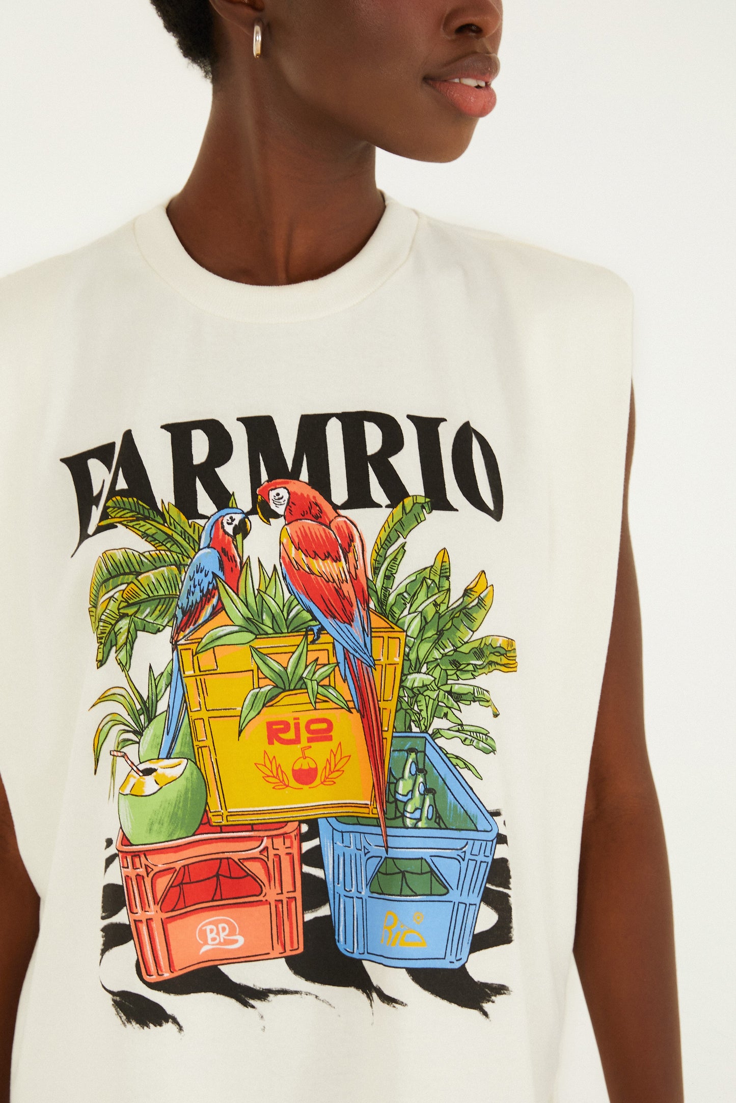 Vestido corto Farm Rio Crates